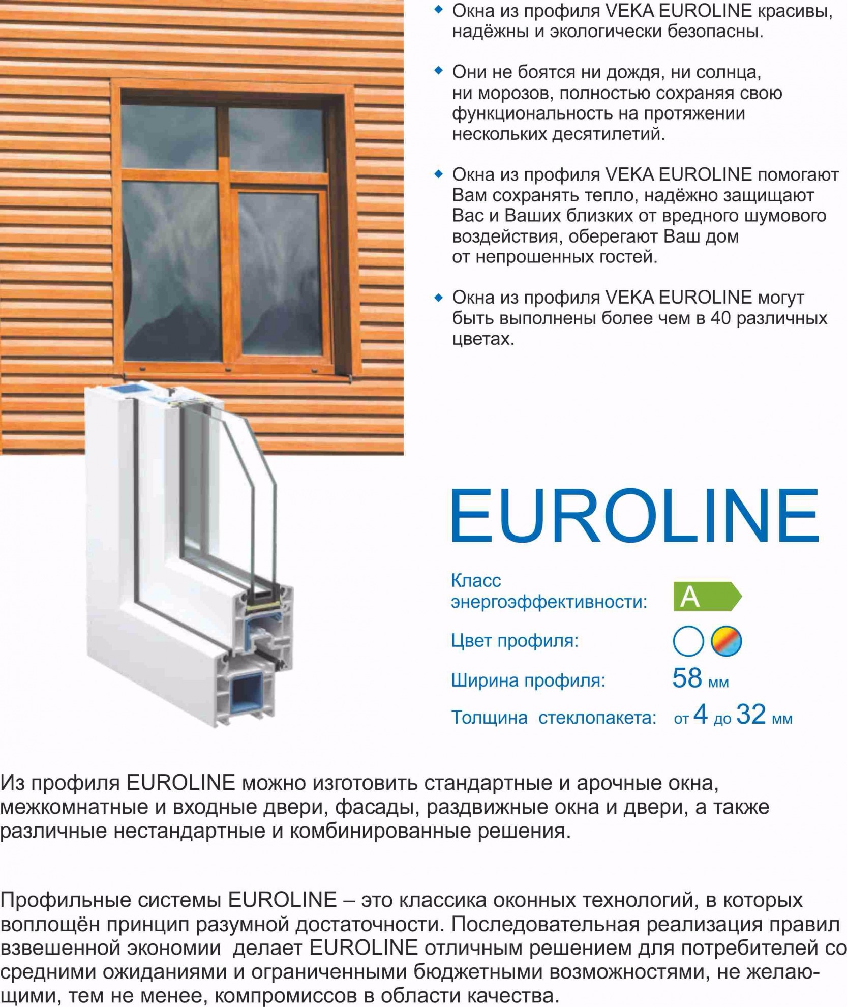 окна Veka euroline в городе Армавир